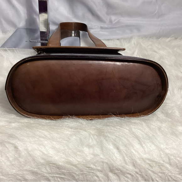 Salvatore Ferragamo Brown Ombré Leather Shoulder Bag AQ- 217148 - Picture 10 of 15